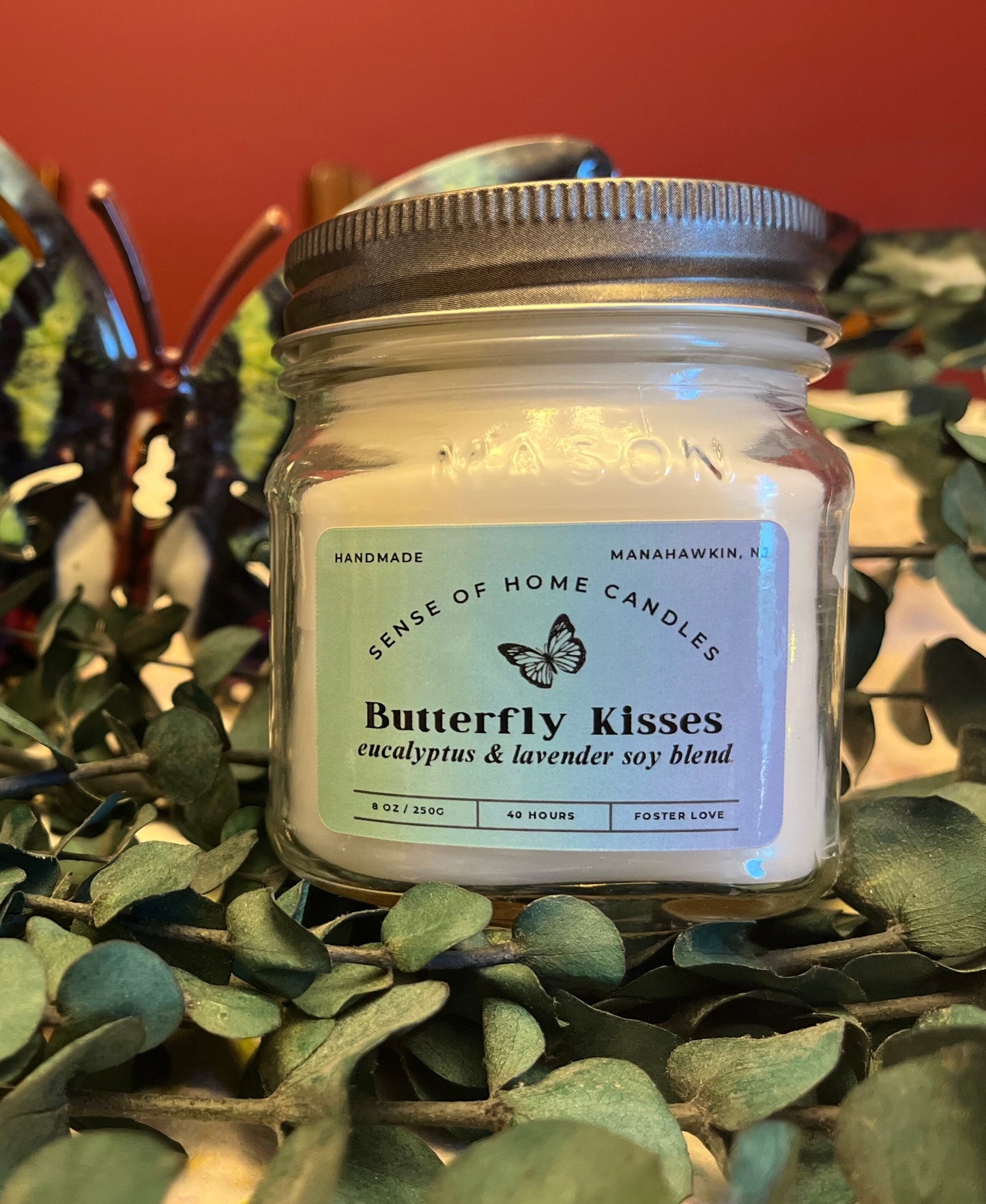 Butterfly Kisses Eucalyptus & Lavender Soy Blend